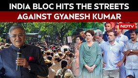 INDIA Bloc Marches To Poll Body Office, Demands Gyanesh Kumar's Resignation | Rahul Gandhi