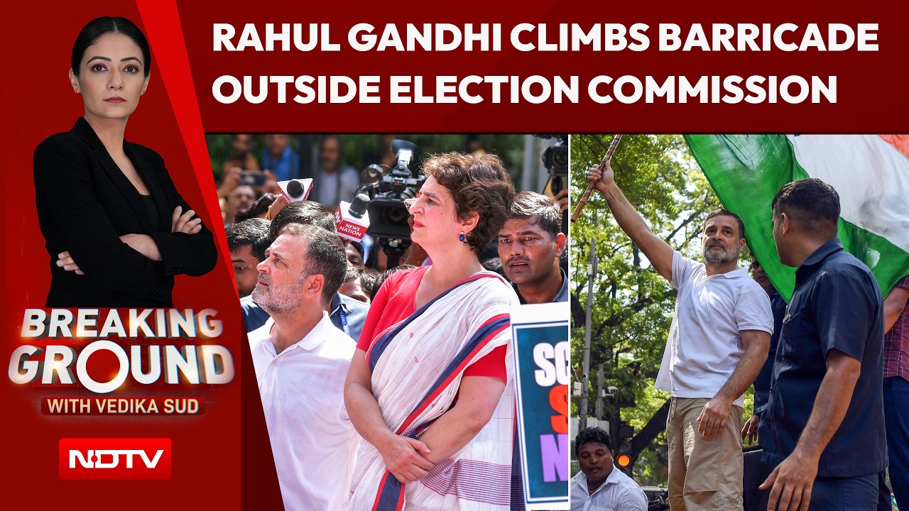 INDIA Bloc Protest | Rahul Gandhi-Led INDIA Bloc's Sit-In Metres Away From Poll Body Office