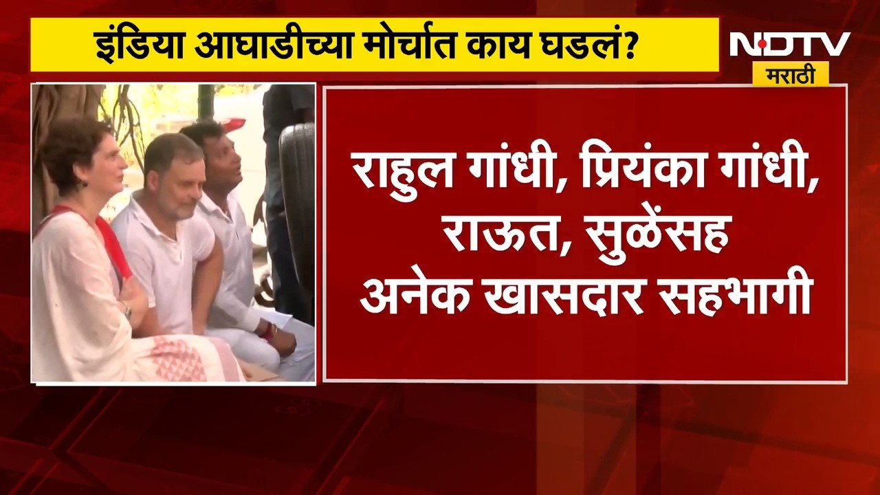Delhi INDIA Bloc Protest | दिल्लीत इंडिया आघाडीचा एल्गार, मोर्चा आतापर्यंत काय घडलं? | NDTV Marathi