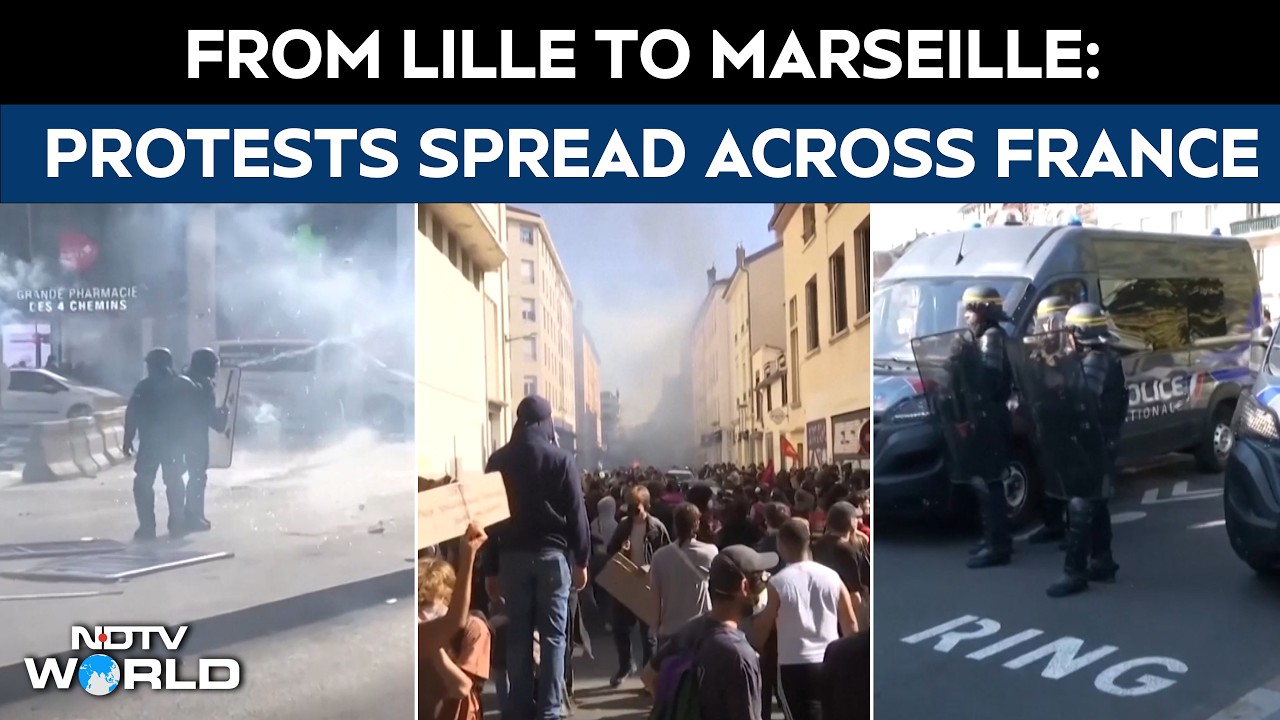 France Student Revolt Grows: Fires, Clashes And School Blockades Spread Nationwide | France Protest