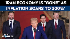 Donald Trump Says Iran Economy Is "Gone" As Inflation Soars To 300%