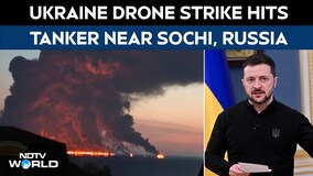 Ukraine Drone Attack Sets Fire Atop Liberian-Flagged Oil Tanker With All Indian Crew