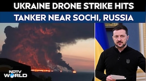 Ukraine Drone Attack Sets Fire Atop Liberian-Flagged Oil Tanker With All Indian Crew