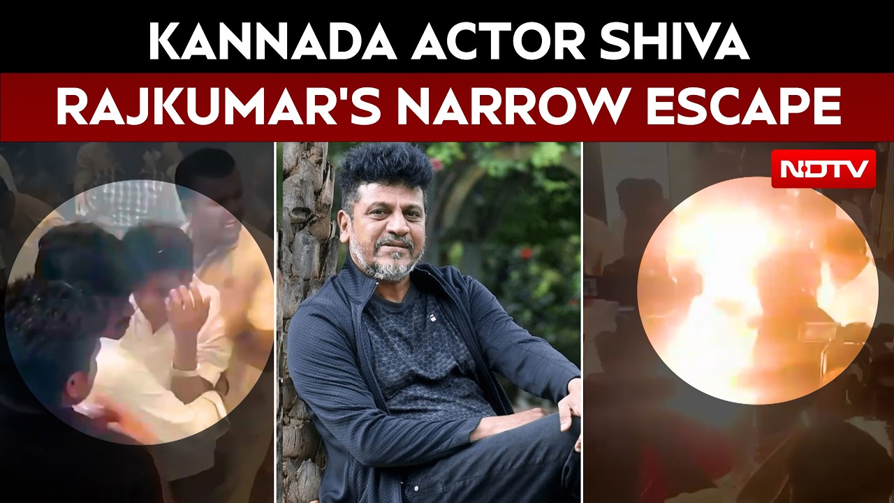 Shiva Rajkumar Has Narrow Escape As Crackers Explode At Film Promotion Event