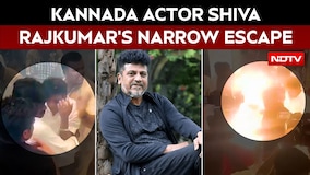 Shiva Rajkumar Has Narrow Escape As Crackers Explode At Film Promotion Event