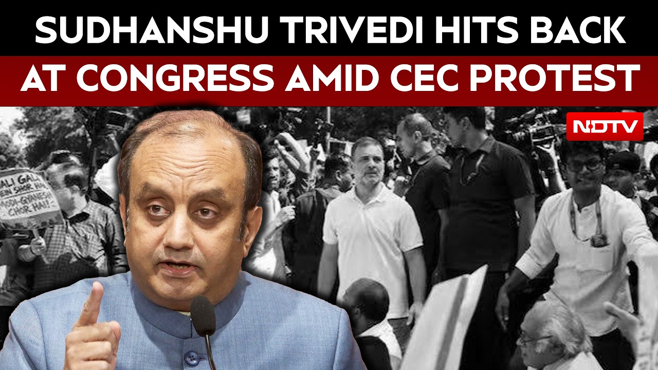 ECI Row | Sudhanshu Trivedi Hits Back At Congress After India Bloc's Protest Against CEC
