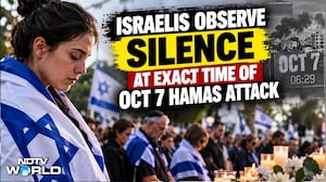 Hamas Attack | Israelis Observe Silence At Exact Time Of October 7 Hamas Attack 3 Years On