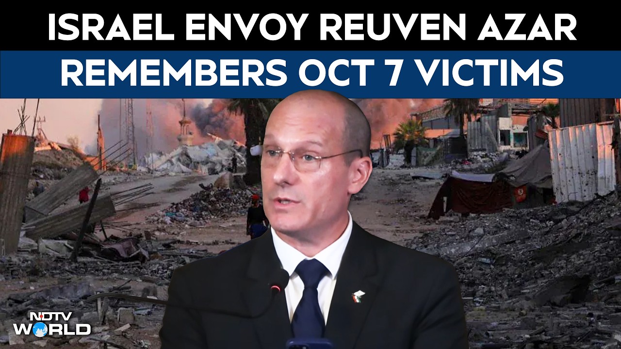 Israel Envoy Reuven Azar Remembers Oct 7 Victims, Says Israel Has Recovered Despite War