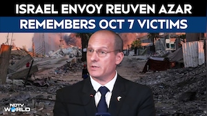 Israel Envoy Reuven Azar Remembers Oct 7 Victims, Says Israel Has Recovered Despite War