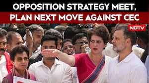 Rahul Gandhi, Priyanka Join INDIA Bloc Lunch Meet As Opposition Plans Next Move Against ECI