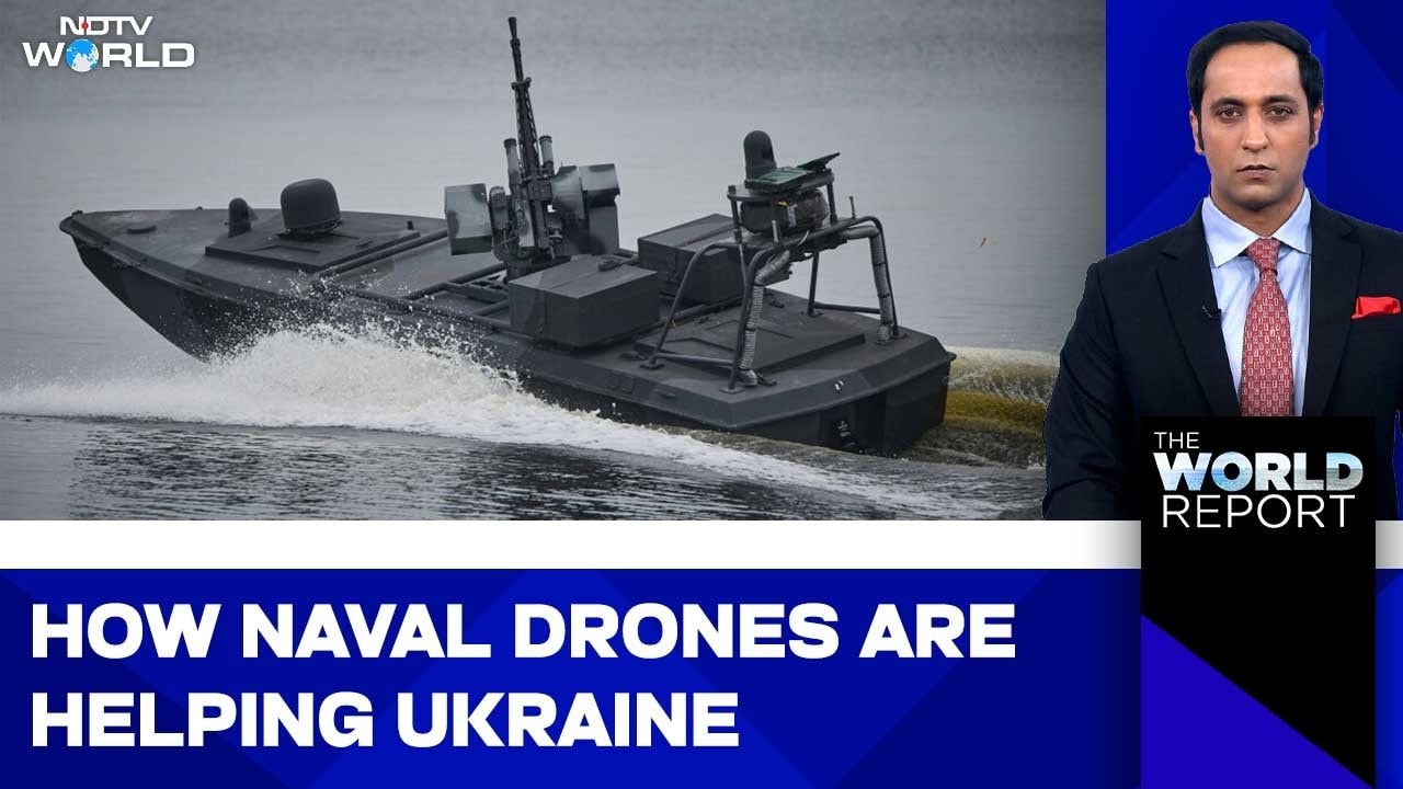 Russia-Ukraine War | Ukraine Drone Strike Hits Tanker In Black Sea | Ukraine's Naval Drone Power