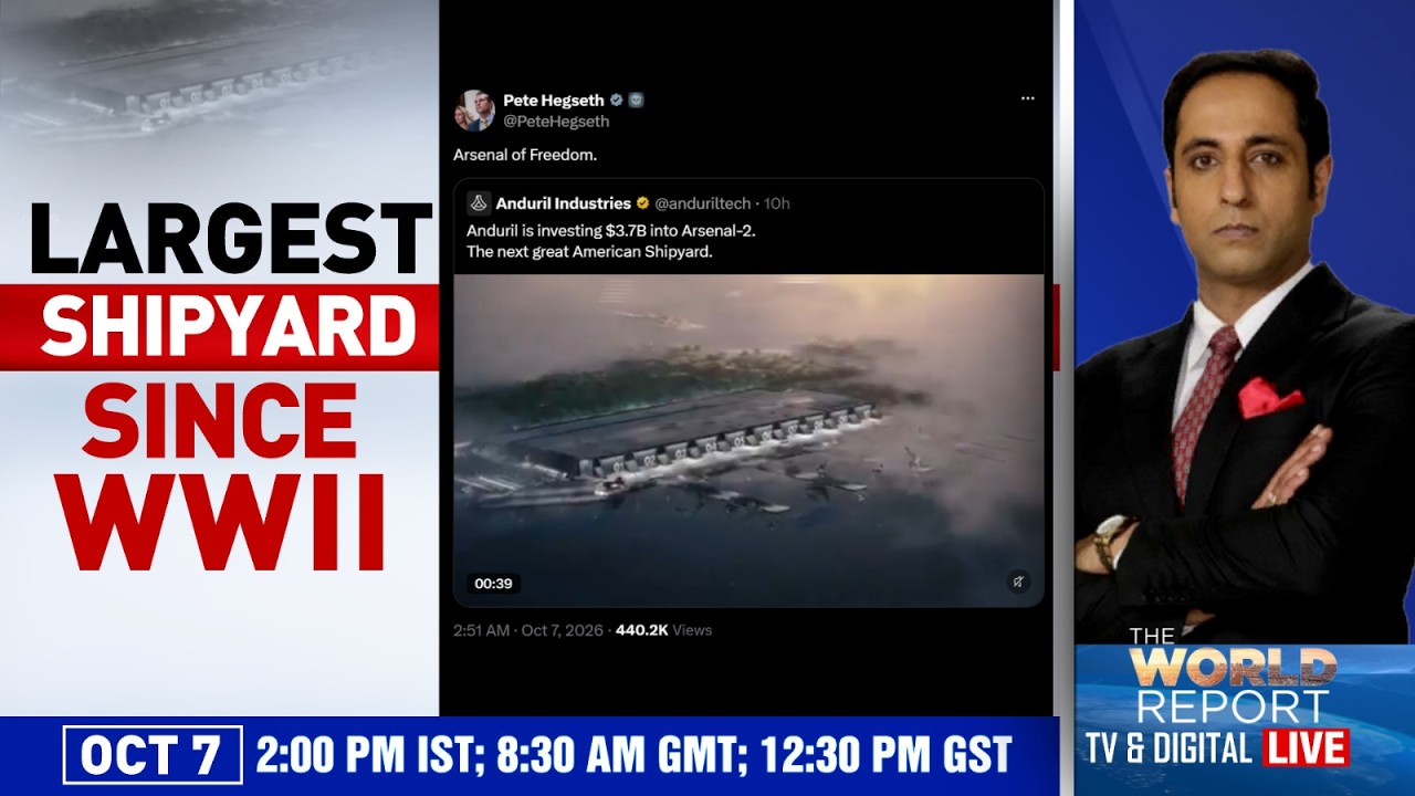 Trump Unveils America’s 'Arsenal Of Freedom' | Biggest Shipyard Since WWII | Pete Hegseth
