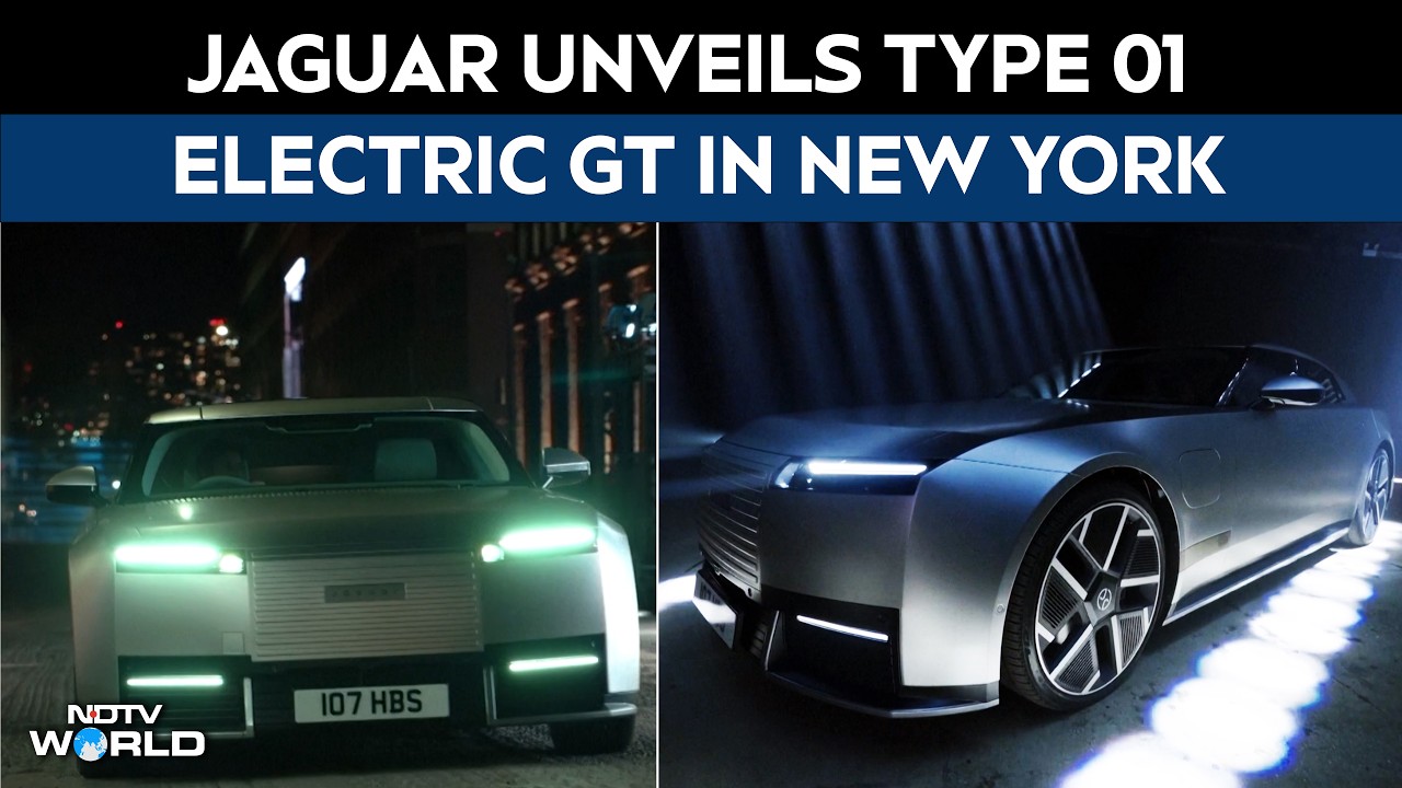 Jaguar Unveils Type 01 Electric GT In New York