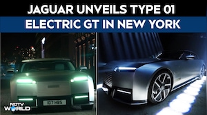 Jaguar Unveils Type 01 Electric GT In New York