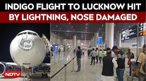 IndiGo Flight To Lucknow Hit By Lightning At 17,000 Feet, Nose Damaged