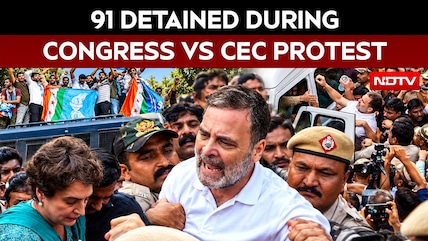 Day 2 Of CEC Gyanesh Kumar Row: 91 Detained As Congress Escalates Protest
