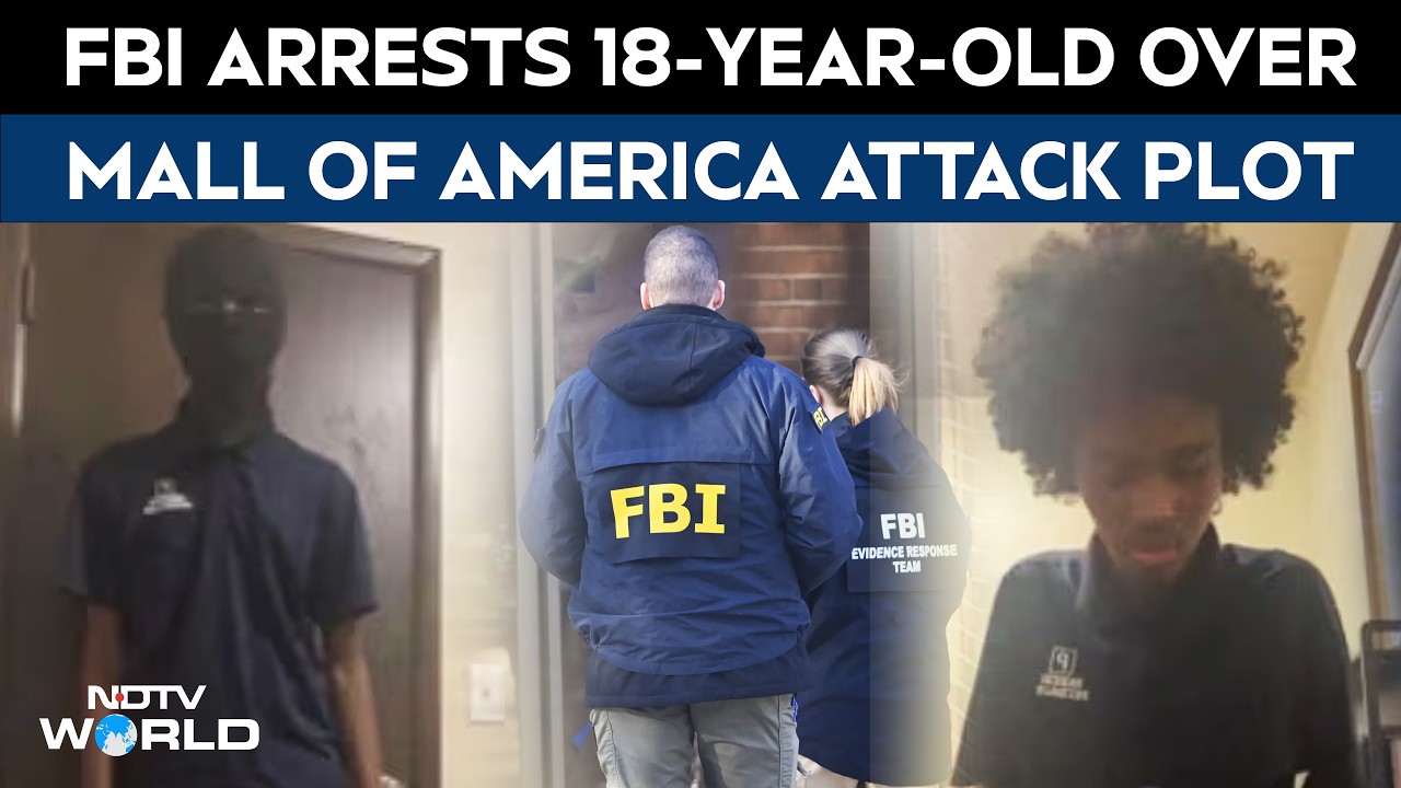 US News | FBI Arrests 18-Year-Old Accused Of Plotting ISIS-Inspired Mass Shooting At Mall Of America
