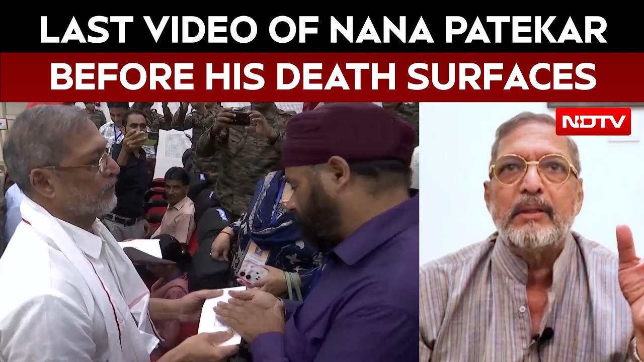 Last Video Of Nana Patekar Before His Death Surfaces