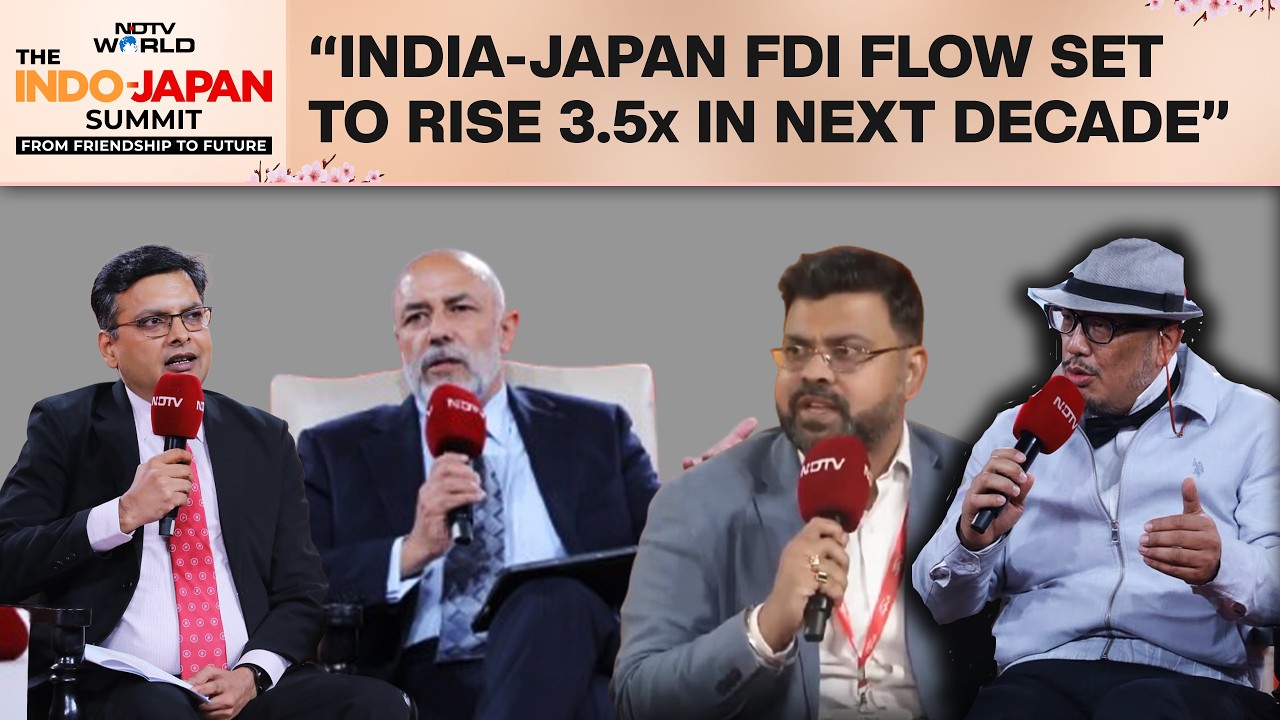 "India-Japan FDI Flow Set To Rise 3.5x In Next Decade": Business Leaders | INDO-JAPAN SUMMIT