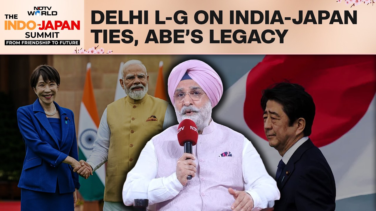 "Friendship Founded On Trust, Warmth & A Shared Strategic Vision": Delhi L-G On India-Japan Ties