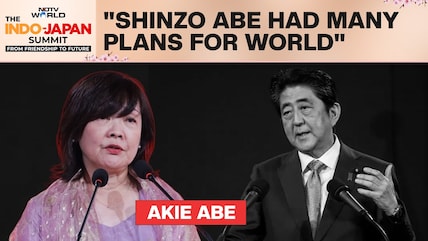 FULL: Indo-Japan Ties | "Shinzo Abe Had Many Plans For World": Wife Breaks Down At NDTV Summit