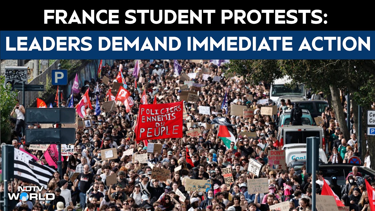 France Student Protests: Leaders Demand Immediate Action On School Funding, Teacher Shortages