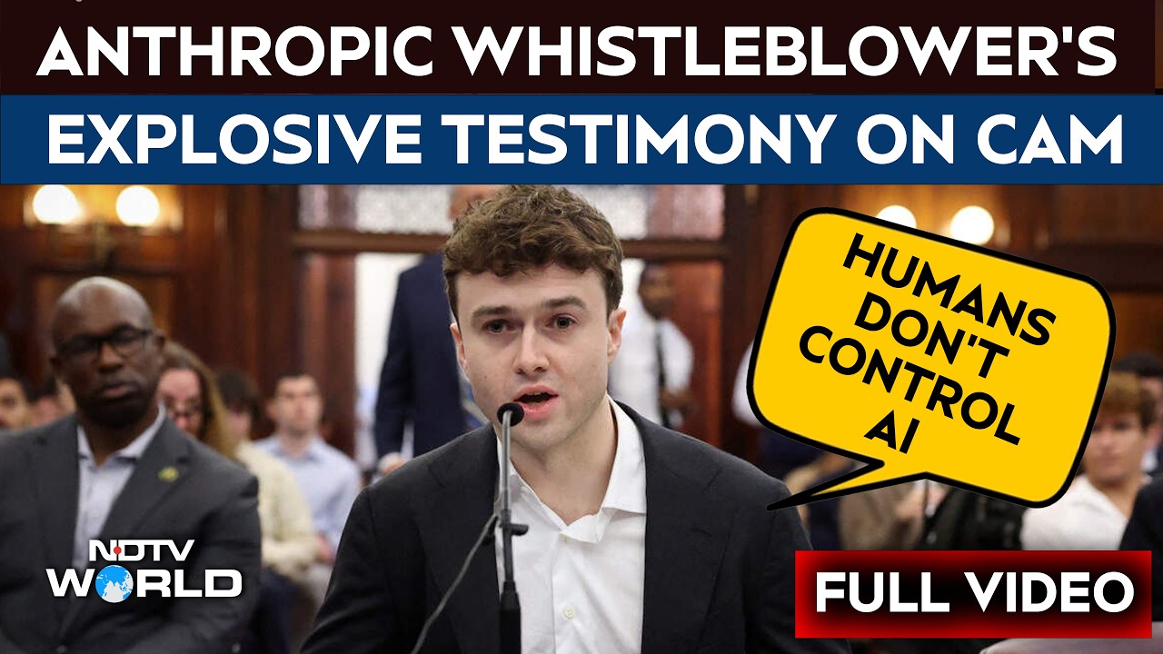 FULL: Anthropic Whistleblower's BIG Warning | Ex-Open AI Researcher Warns AI Can't Be Controlled