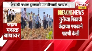 केंद्राची पथकं दुष्काळी पाहणीसाठी दाखल, केंद्राच्या पथकाकडून Beed मध्ये नुकसानीची पाहणी