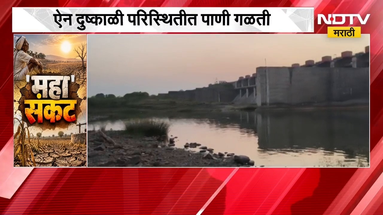 Manjara Dam| ऐन दुष्काळी परिस्थितीत पाणी गळती, मांजरा धरणातून लाखो लिटर पाण्याची गळती | NDTV Marathi