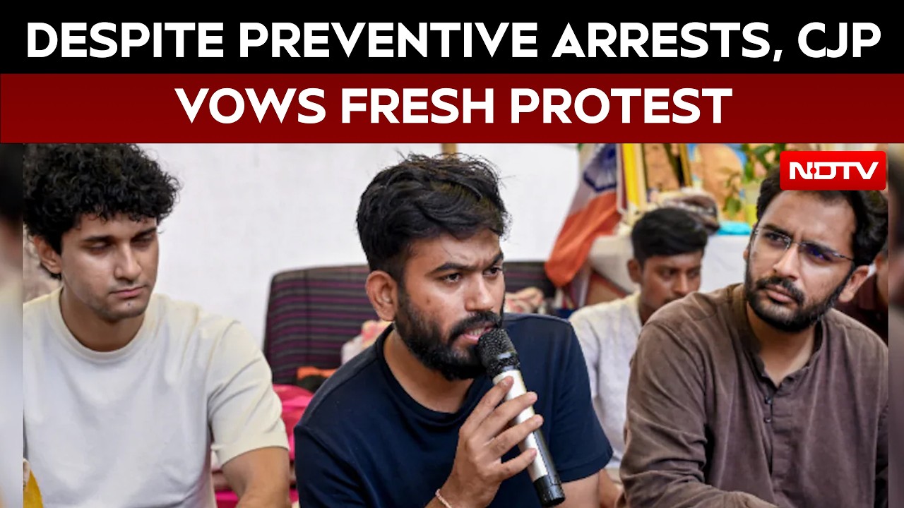 CJP Abhijeet Dipke, Two CJP Leaders Preventively Arrested Ahead Of Day 2 Of Delhi Protest