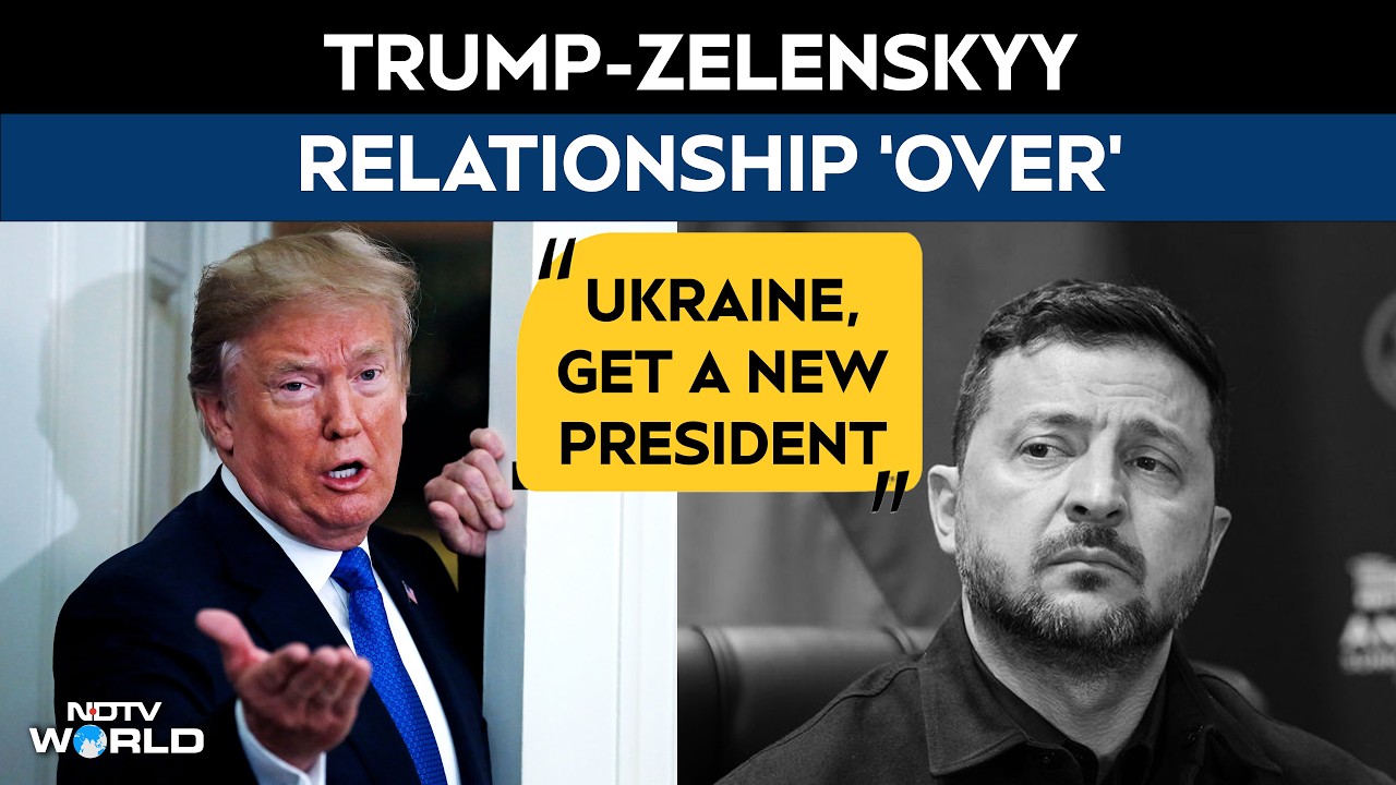 "Think It's Time For Ukraine To Get New President": Donald Trump Rips Into Zelensky