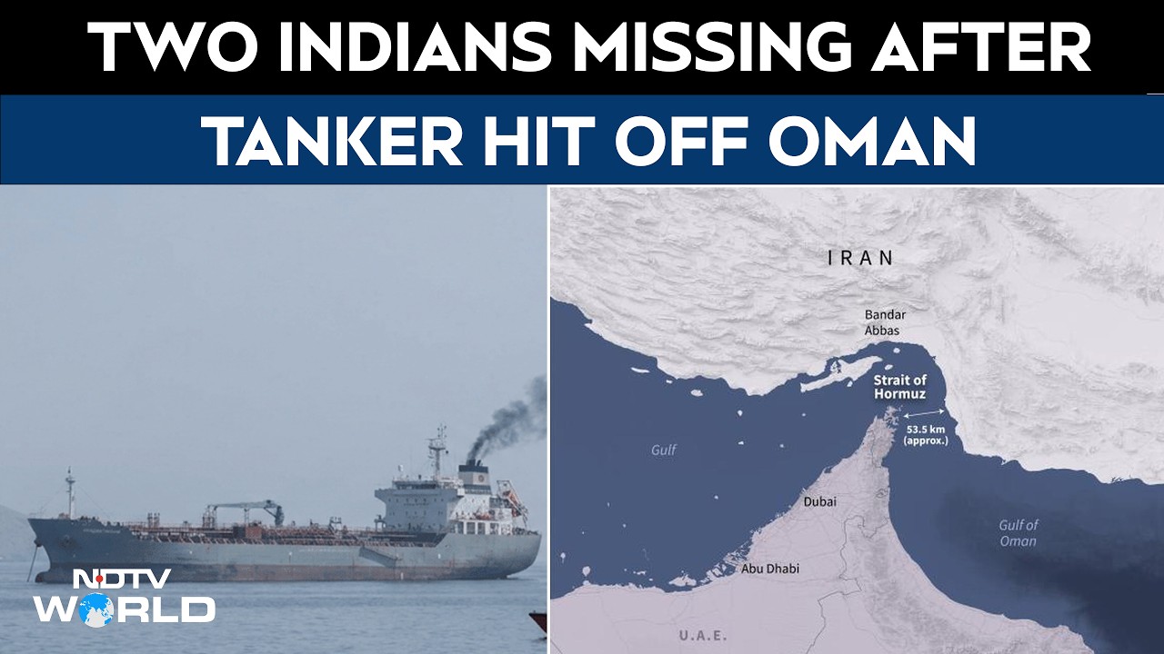 Drone Attack On Vessel Off Oman Leaves Two Indian Sailors Missing, Nine Crew Members Rescued