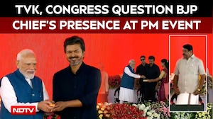 Tamil Nadu Political Row: TVK Questions BJP Chief's Stage Presence At Prime Minister's Event