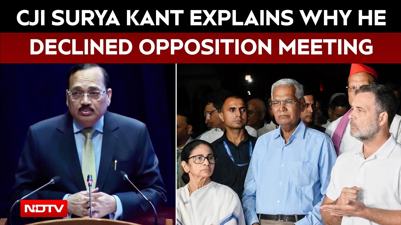 Rahul Gandhi News | "Supreme Court Doors Open": Chief Justice On Saying No To INDIA Bloc Meeting