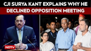 Rahul Gandhi News | "Supreme Court Doors Open": Chief Justice On Saying No To INDIA Bloc Meeting