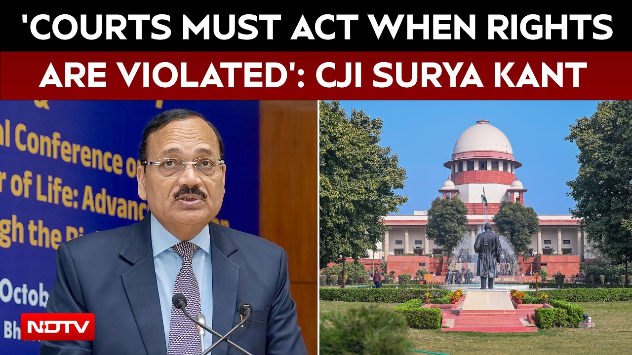 CJI Surya Kant Full Speech: 'Courts Must Act When Constitutional Rights Are Violated' | CJI Speech