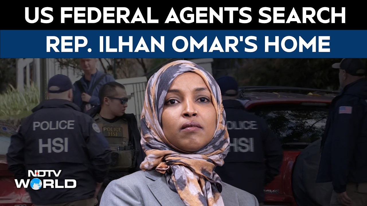 US Federal Agents Search Rep. Ilhan Omar's Home As Criminal Investigation Intensifies | US News