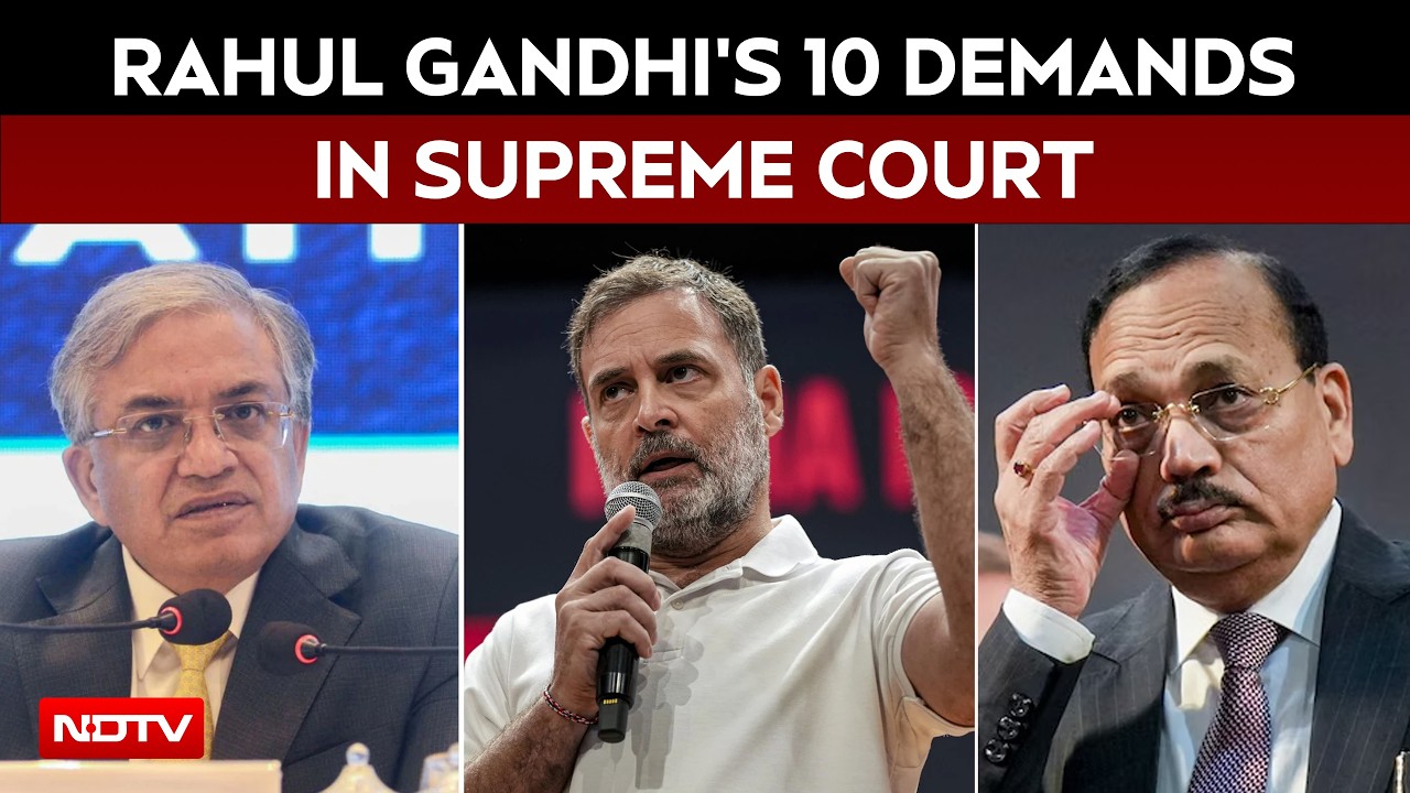 Rahul Gandhi Rally Today | SIR Stay, Action Against Officials: Rahul Gandhi's 10 Requests To SC