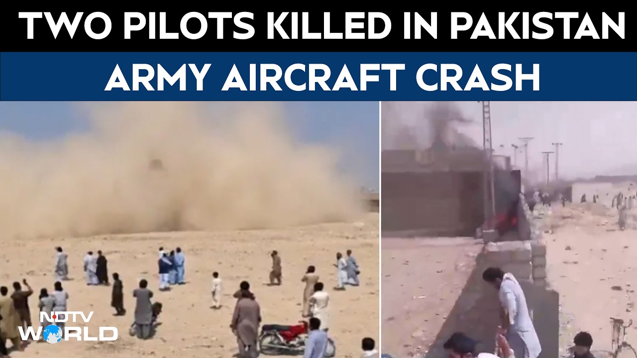 Pakistan Army Training Aircraft Crashes In Balochistan, Both Pilots Killed Near Quetta