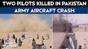 Pakistan Army Training Aircraft Crashes In Balochistan, Both Pilots Killed Near Quetta