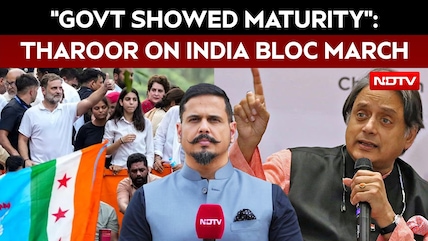 Shashi Tharoor On Centre After INDIA Bloc Protest: "Mature, Sensible"