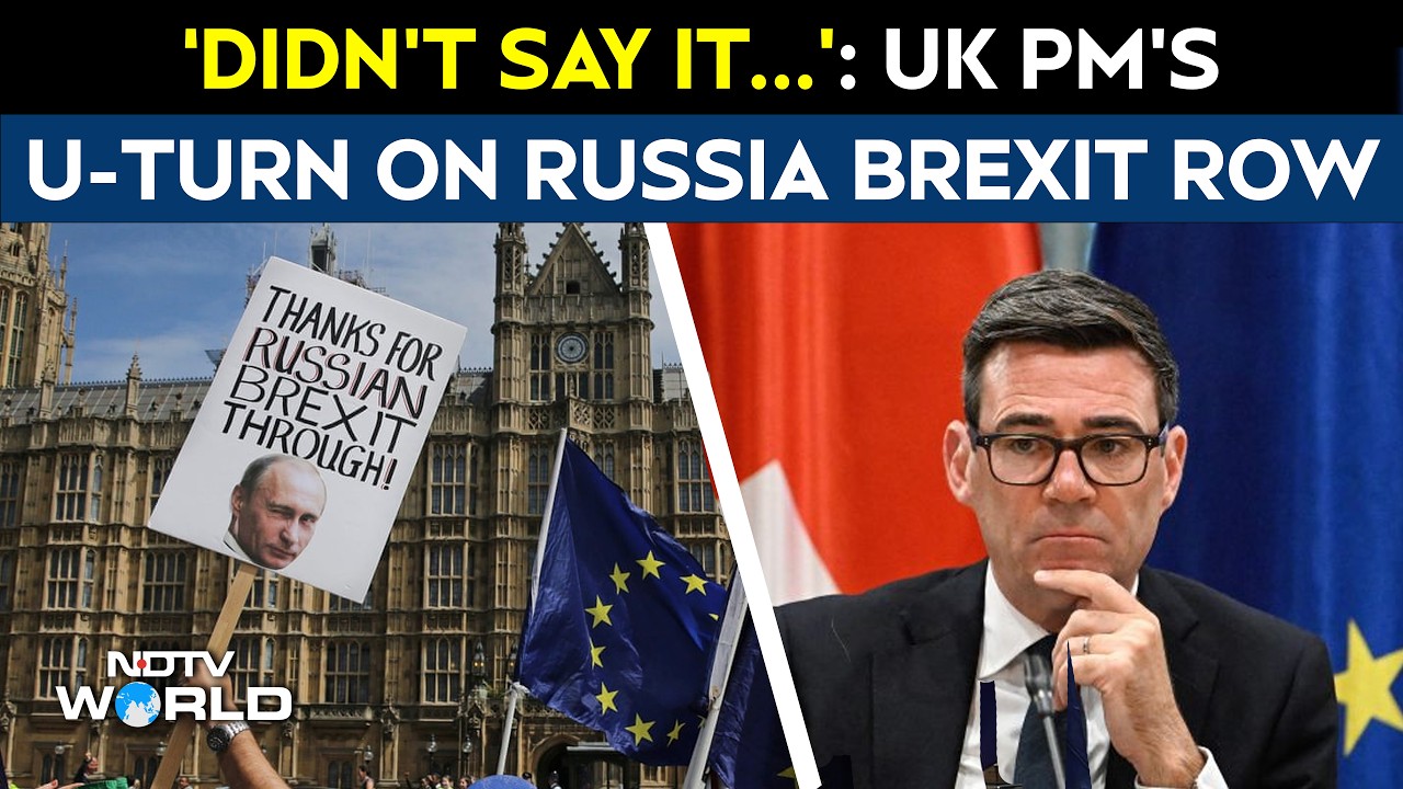 UK PM Andy Burnham DENIES Russia's Role In Brexit In Parliament, Says I Implied No Such Thing