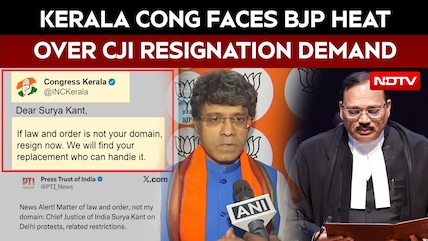 Congress Kerala Deletes Post Targeting CJI Surya Kant After Backlash, BJP Demands Apology