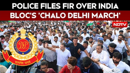 Delhi Police Registers FIR Over INDIA Bloc's 'Chalo Delhi' March, Cites Lack Of Permission