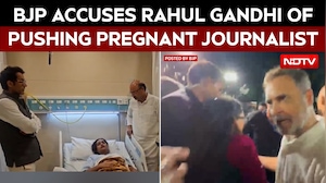 BJP Accuses Rahul Gandhi Of Pushing Pregnant Journalist, Congress Denies Charges