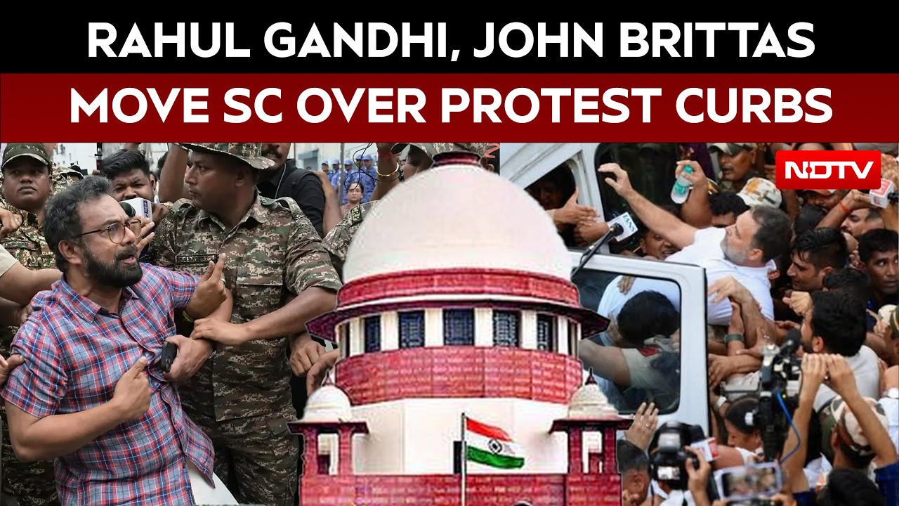 Rahul Gandhi, John Brittas File Intervention Application in Supreme Court Over Oct 10 Protest Curbs