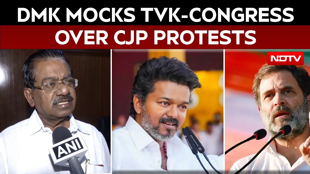 'Funny People': DMK Spokesperson TKS Elangovan Mocks TVK-Congress Alliance Over CJP Protests