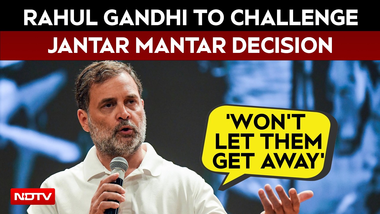Rahul Gandhi To Challenge Jantar Mantar Decision: 'Won't Let Them Destroy Constitution'