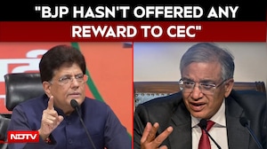 Piyush Goyal Dismisses Oppn's Allegations On ECI, "BJP Hasn't Offered Any Reward To CEC"