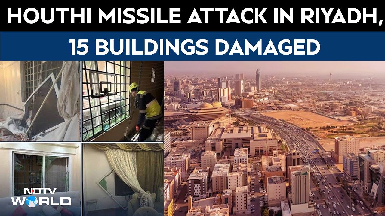 Houthi Missiles Intercepted Over Riyadh, Falling Debris Injures Four And Damages 15 Buildings